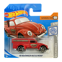 Машинка Базовая Hot Wheels '49 Volkswagen Beetle Pickup Volkswagen 1:64 FYF78 Red