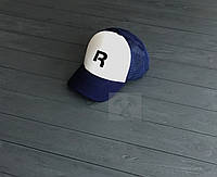 Спортивная кепка Reebok, Рибок, тракер, летняя кепка, мужская, женская, синего и белого цвета,