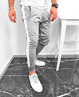 Мужские спортивные штаны серого цвета (люкс ) S серые