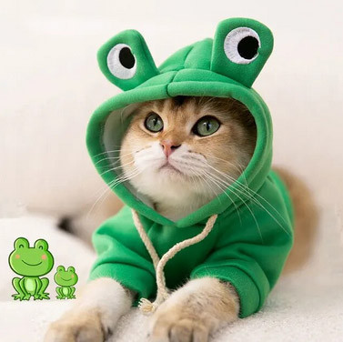 Теплий одяг для кішок із флісу Бджілка розмір S, фото 1