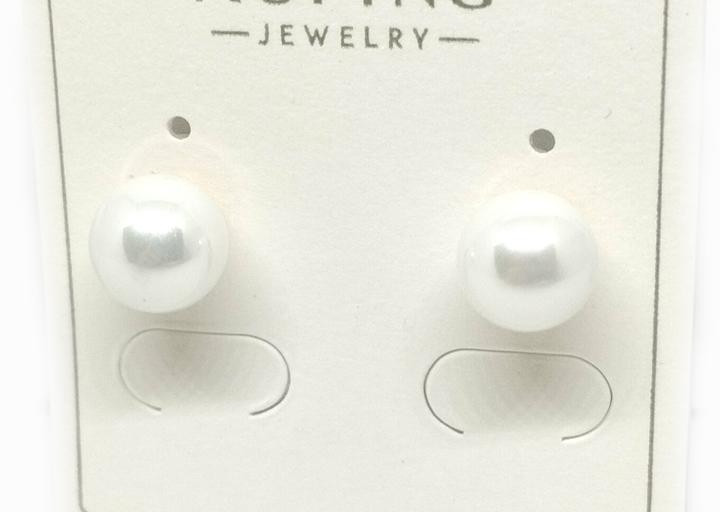 Сережки гвоздики з перлами XuPing, фото 1