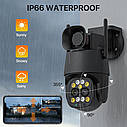 Зовнішня 4G IP-камера безпеки Wonsdar J8Y-8MP-4G з роздаванням точок доступу MIFI. Camhi Pro, фото 5