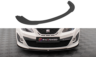 Сплітер Seat Ibiza 4 Cupra Sport Coupe (08-12) тюнінг обвіс губа спідниця елерон (Street Pro)