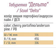 Табурет Дельта (2 шт.), фото 3