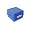 Пластиковий ланч бокс для їжі 1.4Л, квадратний, блакитний SNMZ, фото 5