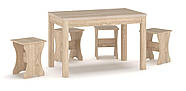 Кухонний стіл не розсувний Наполеон Меблі Сервіс - Дуб Самоа, фото 2