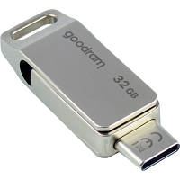 USB флеш наель Goodram 32GB ODA3 Silver USB 3.0 / Type-C (ODA3-0320S0R11) p