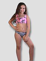 Детский подростковый купальник Teres розовый 1035 34 36 38 40 размер