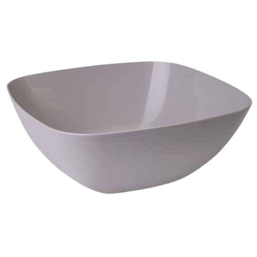 Салатник 12*12*5,5 см пластик какао Алеана, фото 1