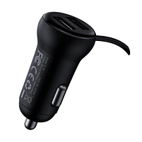 FM-модулятор чорний BASEUS T Shaped S-16 CCMT000201, фото 4