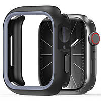 Защитный чехол Dux Ducis Bamo Series для Apple Watch 45 mm (7 / 8 / 9 Series) - Black / Grey