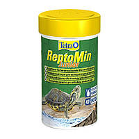 Сухий корм для молодих водоплавних черепах Tetra в паличках ReptoMin Junior 100 мл h