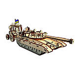 "Український фермер", дерев'яний конструктор, 311 деталей, 3D-пазл, фото 2