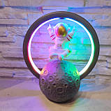 Нічник з Bluetooth колонкою Космонавт Левітувальний Y-598, фото 5
