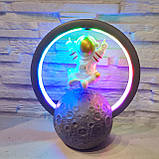 Нічник з Bluetooth колонкою Космонавт Левітувальний Y-598, фото 6