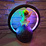 Нічник з Bluetooth колонкою Космонавт Левітувальний Y-598, фото 7
