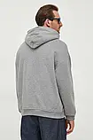 AllOriginal com ua Бавовняна кофта Just Cavalli чоловіча колір сірий з капюшоном з аплікацією РОЗМІРИ, фото 3