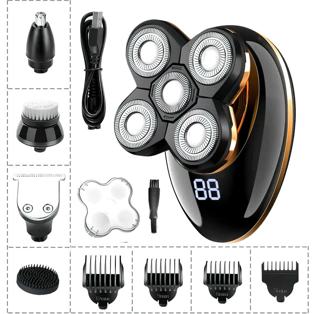 Электробритва для бритья под ноль (5в1), Машинка для стрижки, Машинка ...