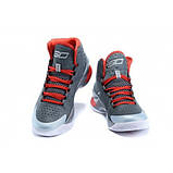 Чоловічі баскетбольні кросівки Under Armour Curry One Grey/Red, фото 2