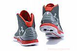 Чоловічі баскетбольні кросівки Under Armour Curry One Grey/Red, фото 3
