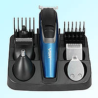 Набор для стрижки волос аккумуляторный (5в1), Машинка для стрижки волос и бритья, DEV