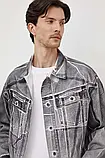 AllOriginal com ua Джинсова куртка Calvin Klein Jeans чоловіча колір сірий перехідна oversize РОЗМІРИ, фото 4