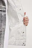 AllOriginal com ua Джинсова куртка Calvin Klein Jeans чоловіча колір сірий перехідна oversize РОЗМІРИ, фото 6