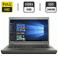 Ноутбук Lenovo ThinkPad T440p / 14" (1920x1080) TN / Intel Core i7-4600M (2 (4) ядра по 2.9 - | всё для тебя