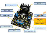 Драйвер крокового двигуна L298N для Arduino [#H-2], фото 5