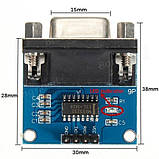 Конвертер 5V MAX3232 RS232 DB9 - TTL 4 pin [#7-4], фото 2