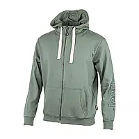 Мужская Толстовка JEEP HOODED SWEATSHIRT FULL ZIP Sleeve Embroidery Хаки XL (O102571-E850 XL)