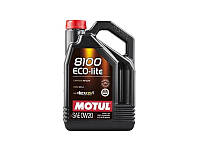 Масло моторное 0W-20 синтетика 5 л Motul 8100 Eco-Lite SP 108536