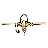 "Байрактар", дерев'яний конструктор, 47 деталей, 3D-пазл, фото 5