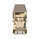 "Вантажівка Studebaker", дерев'яний конструктор, 176 деталей, 3D-пазл, фото 6