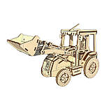 "Ескалатор", дерев'яний конструктор, 302 деталі, 3D-пазл, фото 2