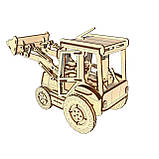 "Ескалатор", дерев'яний конструктор, 302 деталі, 3D-пазл, фото 6