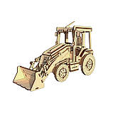 "Ескалатор", дерев'яний конструктор, 302 деталі, 3D-пазл, фото 3