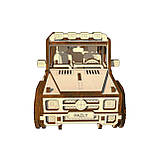 "Пікап 6×6", дерев'яний конструктор, 174 деталі, 3D-пазл, фото 4