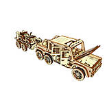 "Пікап 6×6", дерев'яний конструктор, 174 деталі, 3D-пазл, фото 5