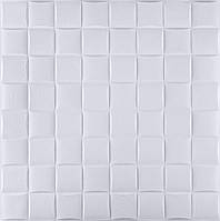 Самоклейна 3D панель лоза біла 700x700x5мм (3241-5)