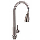 Набір Раковина для кухні Lidz LH10050B 3.0/1.0 мм Brush (LIDZLH10050BBRU3010) з вбудованим тримачем для ножів, фото 7