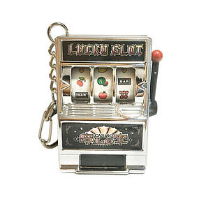 Брелок казіно срібний, фото 1