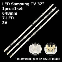 LED подсветка TV Samsung 32" 2014SVS32HD 3228 /D4GE-320DC0-R3 D4GE-320DCO-R3 D4GE-320DC0-R2 1шт.