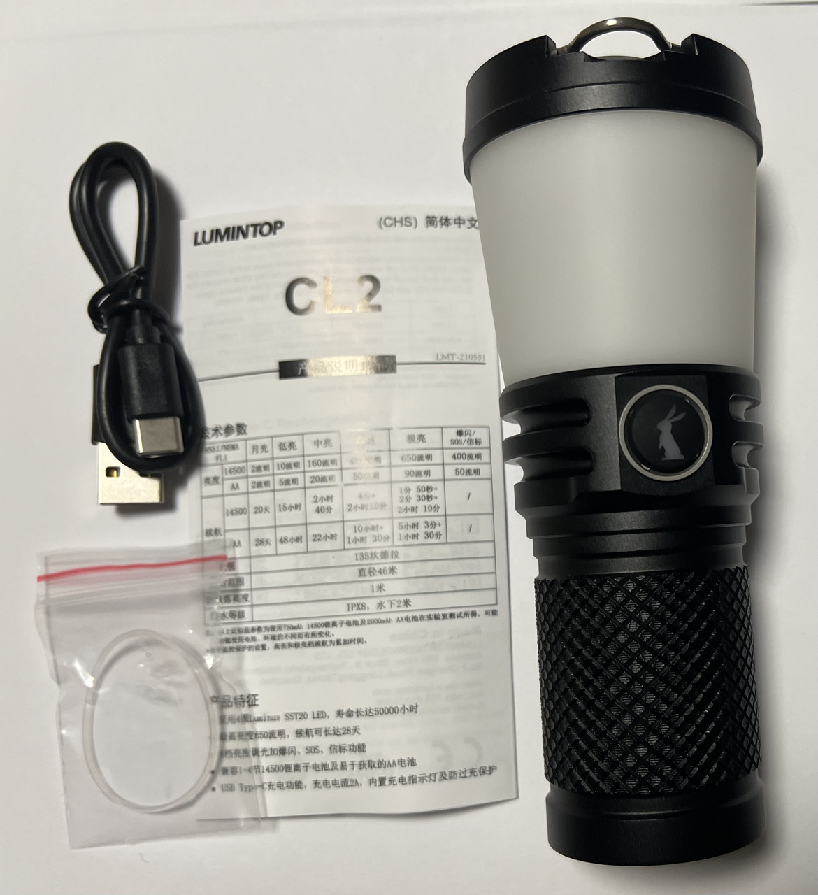Lumintop CL2 SST20 650 lumens кемпінговий