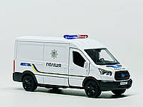 Машинка Techno "Ford Transit Van" Поліція 250343U, фото 3