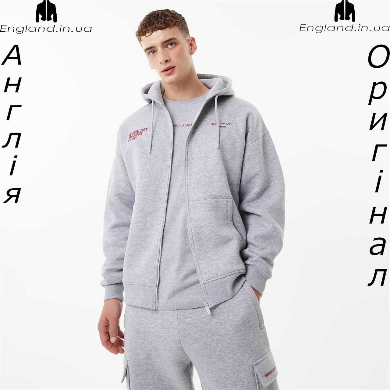 Худі чоловіча Everlast (Еверласт) з Англії - для боксу