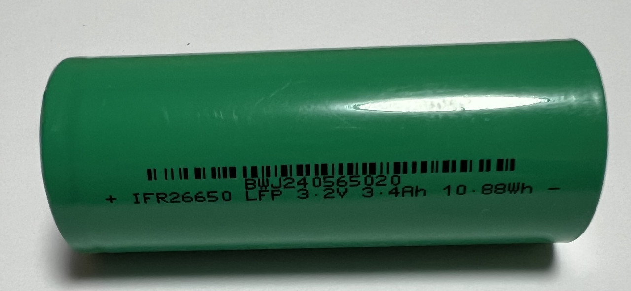 Аккумулятор IFR26650PE 3400mAh 10A LiFePo4 3.2V