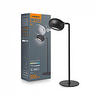 LED лампа настольная с аккумулятором VIDEX VLE-TF18W 3W 3000-5500K Черная