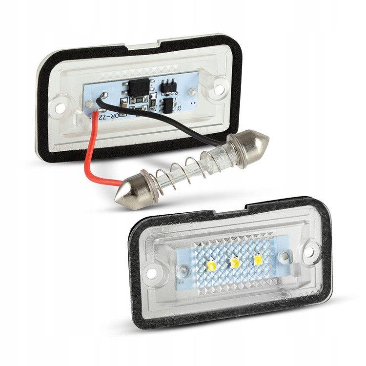 Світлодіодна Led-підсвітка номерного знака Mercedes Benz Мерседес C CLK Class W203 W209 C209