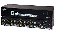 Сплітер, розгалужувач MT-108AV RCA на 8 телевізорів (1 вхід — 8 виходів), фото 6